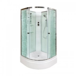 Душевая кабина Deto ЕМ2790 с электрикой (эл.) 90х90х220 см